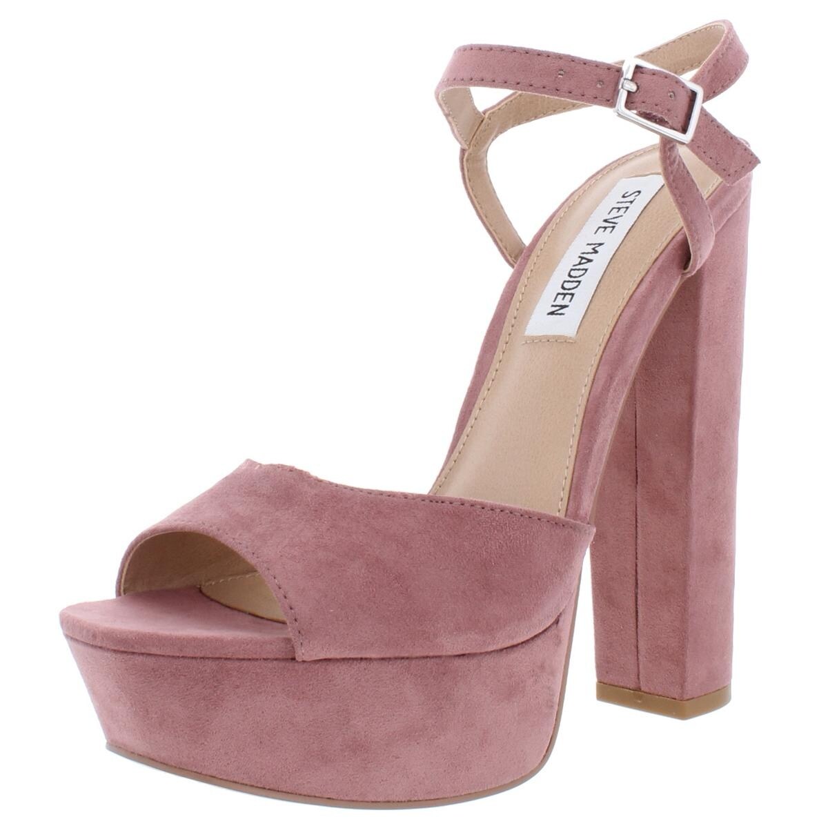 steve madden suede platform heels