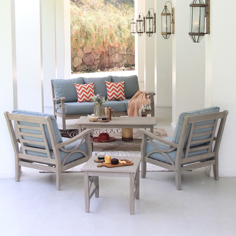 Cambridge Casual Lowell Teak Outdoor Patio Coffee Table