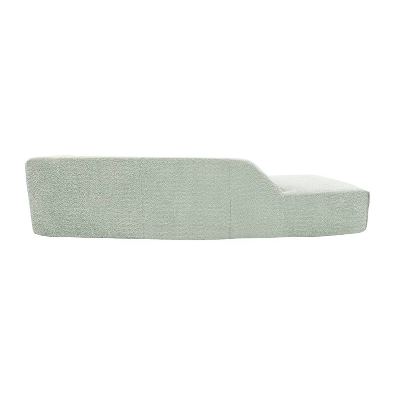 109.4" Modern Boucle Fabric Curved Sofa