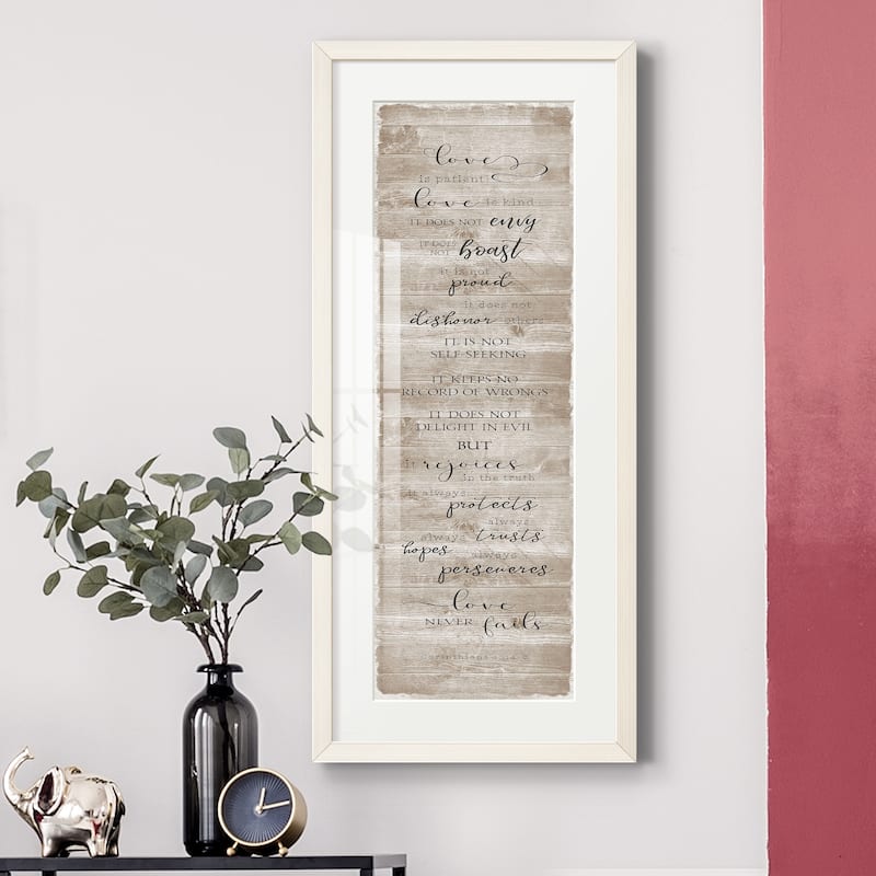 Love is Patient-Premium Gallery Framed Print