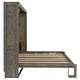 preview thumbnail 12 of 58, GDFStudio - Modern Wooden Murphy Bed Cabinet with LED Light and Desk