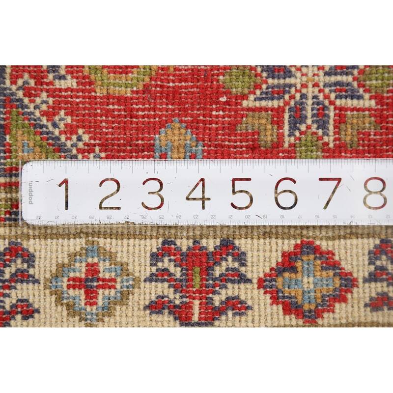 Kazak Oriental Runner Rug Hand-Knotted Wool Carpet - 2'1" x 9'11"