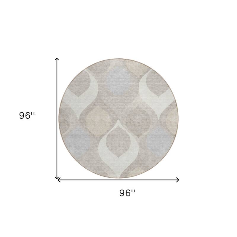HomeRoots Ogee Transitional Rectangle Outdoor Rug