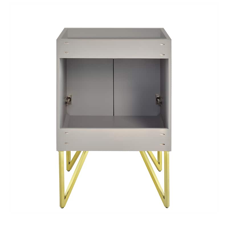 Annecy 24 Diamond Grey Bathroom Vanity Cabinet Only (Sm-Bv257E)