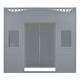 preview thumbnail 20 of 18, Full Size Loft Bed with Wardrobe, Space-Saving Wood House Bed Frame w/Safety Guard & Ladder for Boys, Girls, Small Bedroom, Grey