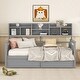 preview thumbnail 1 of 36, Twin Daybed with Drawers & Shelves - Stylish and Functional