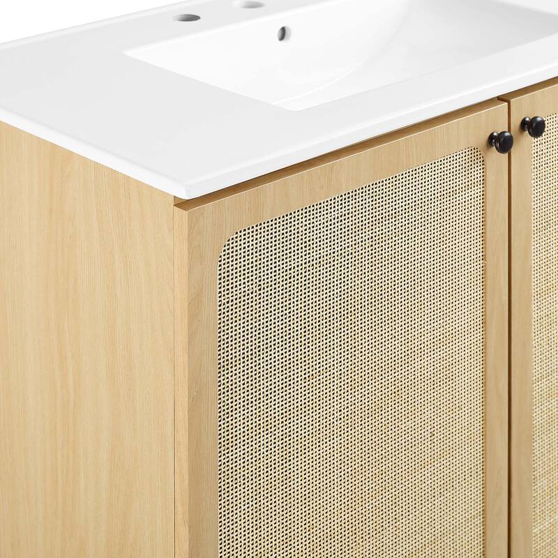 Chaucer 18"/24"/30"/36"/48"Single Basin/48" White Basin Bathroom Vanity