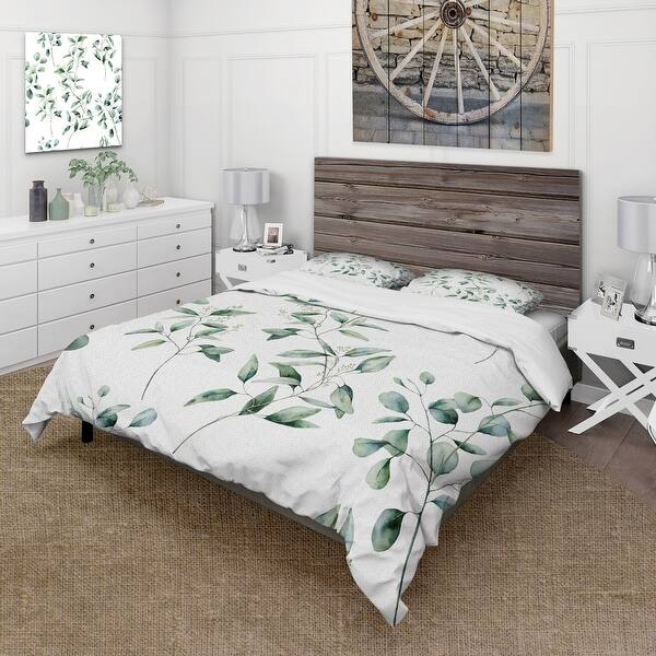 Branches Comforter And Sham Set Full/Queen Gray - City Scene