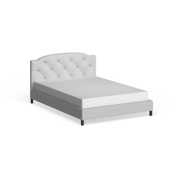 Baxton Studio O Leary Modern Tufted Platform Bed Overstock 20543519