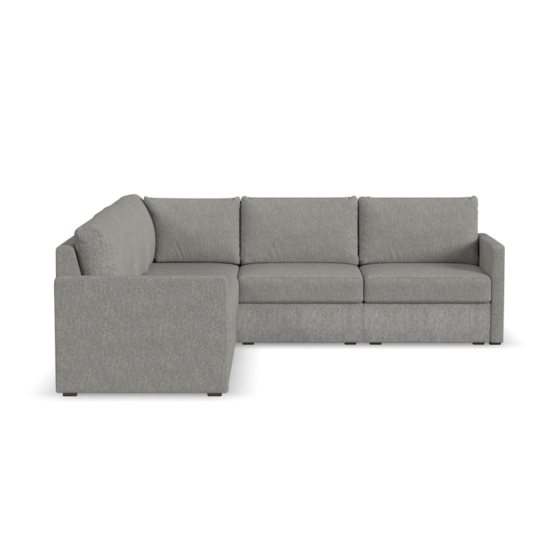 Flex 102 in. W Straight Arm Modular Sectional Sofa by Flexsteel - 102" x 35" x 102"