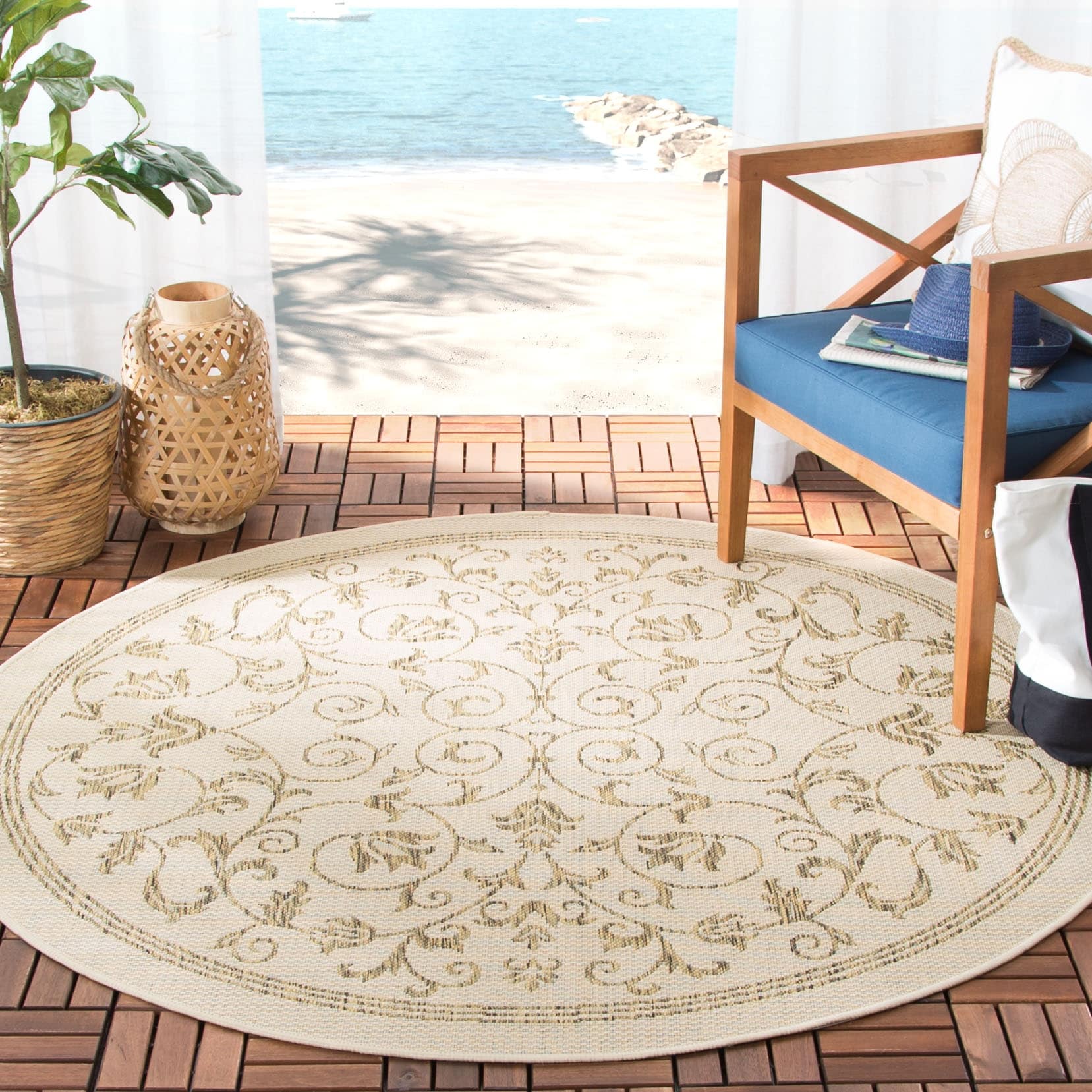 Safavieh Casual Accent Polyester Area Rug | Overstock.com