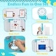 preview thumbnail 20 of 18, Gymax Kids Doctor Play Set w/Faucet Sink ECG Monitor Body Parts