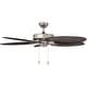preview thumbnail 4 of 3, Prominence Home Abaco Brushed Nickel 52-inch Ceiling Fan with Palm Leaf Blades and Remote Control