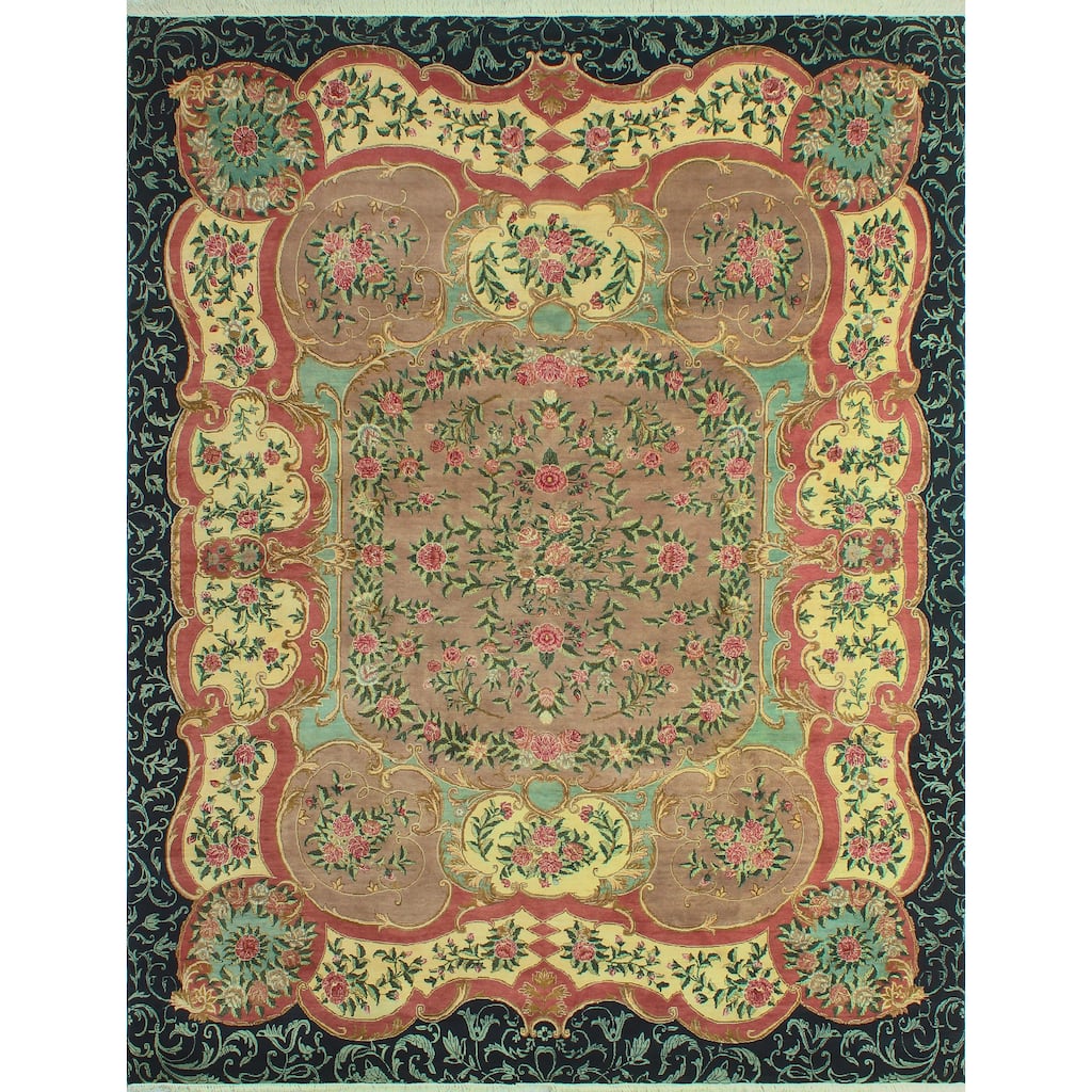 Pak-Persian Cordelia Lt. Brown/Gold Rug - 8'0" x 9'11"