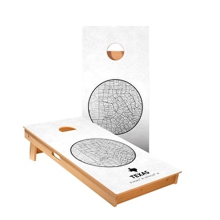 Texas State Map Cornhole Boards