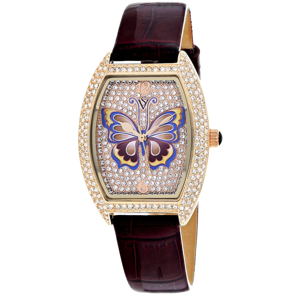 Christian Van Sant Women's Papillon Gold Dial Watch - CV4874P - 6 (36)