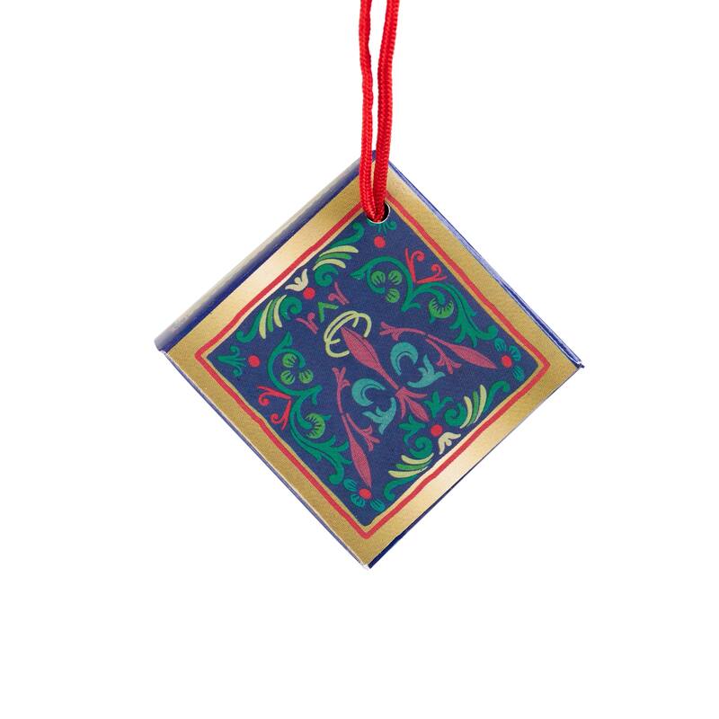 Trumpeting Angel Mini Gift Box Christmas Ornaments - 2" - Set of 24