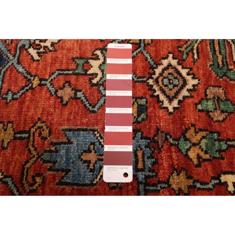 ECARPETGALLERY Hand-knotted Jules Sultane Dark Copper Wool Rug - 8'0 x 9'11