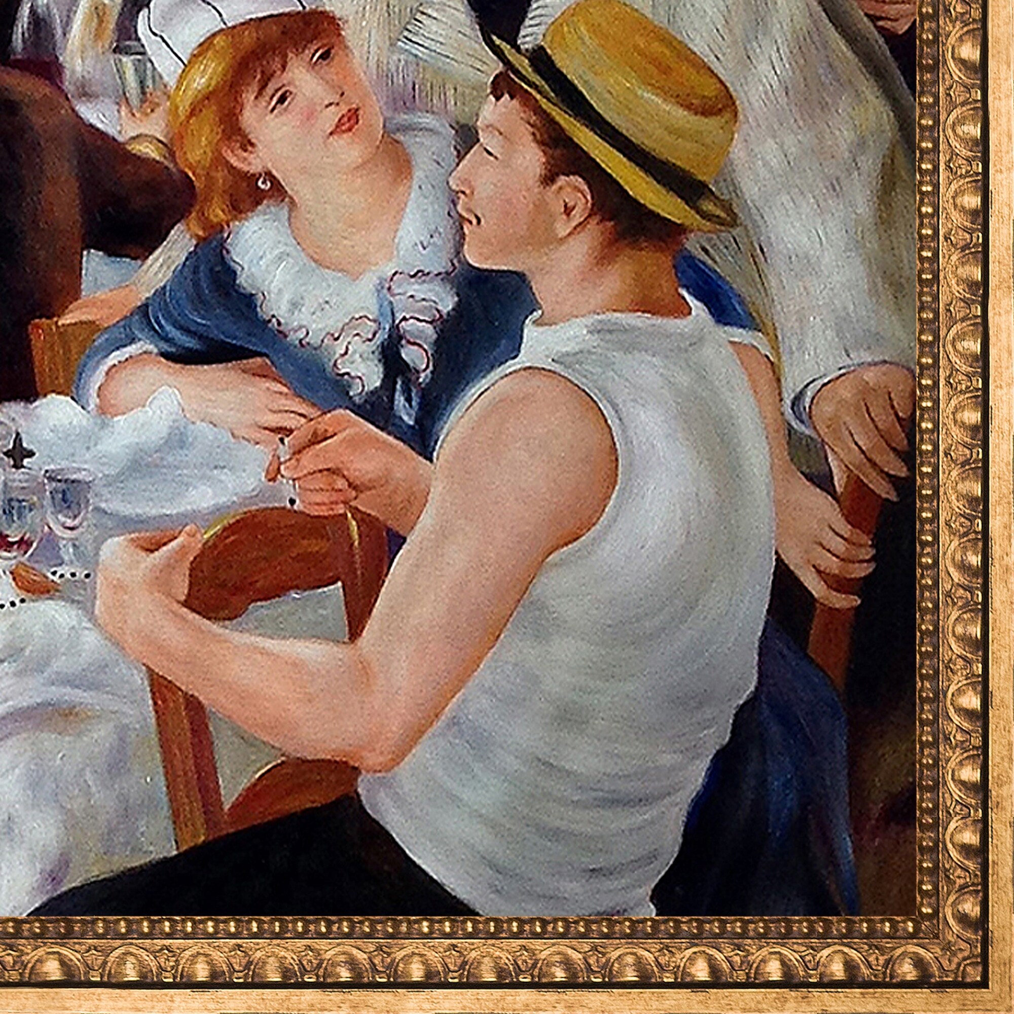 Pierre-Auguste Renoir 'Luncheon of the Boating Party' Hand Painted