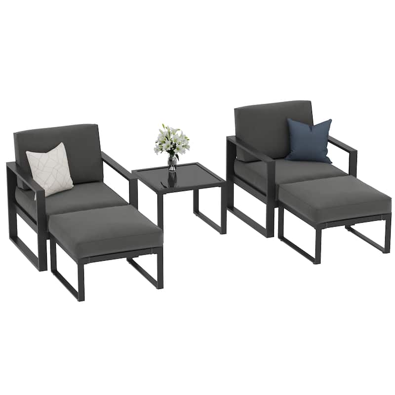 Royalcraft 5-Piece Aluminum Patio Conversation Set