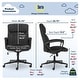 preview thumbnail 43 of 86, Serta Hannah Office Chair with Headrest Pillow, Adjustable Ergonomic Desk Chair with Lumbar Support