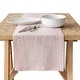 preview thumbnail 34 of 47, over&back Washed 100% Linen Table Runner - Machine Washable 18 x 108 - Pink