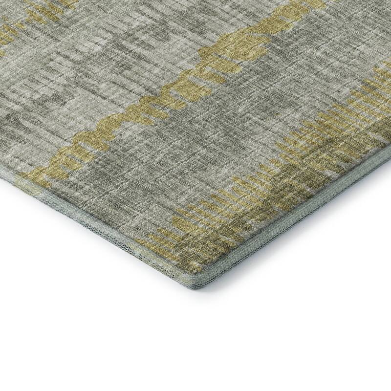 Premium Washable Super Soft Abstract Ombre Stripes Mayfield Rug