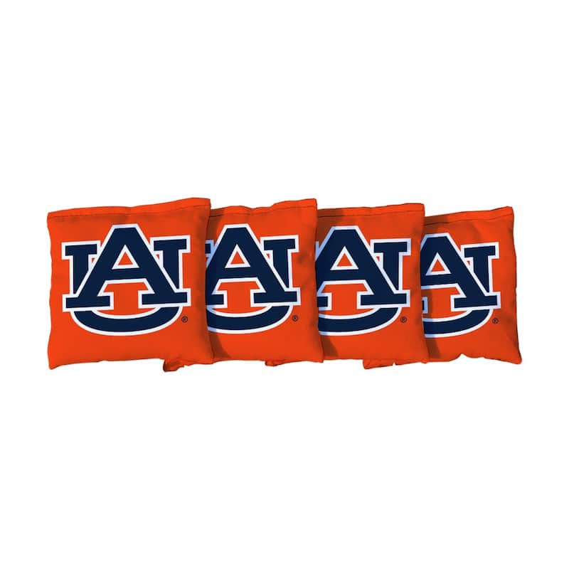 Auburn University Tigers Orange Cornhole Bags - Corn Filled