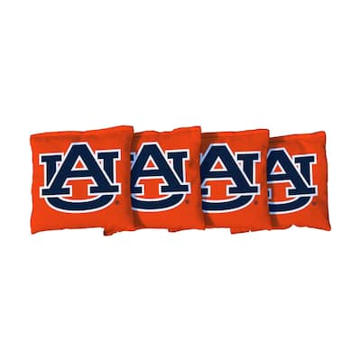 Auburn University Tigers Orange Cornhole Bags