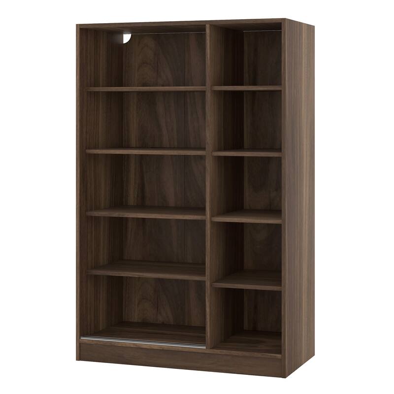 3-Door Shutter Wardrobe with shelves - N/A