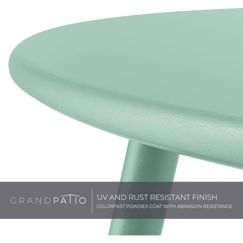 18" or 28" Round Outdoor Side Table End Table Coffee Table