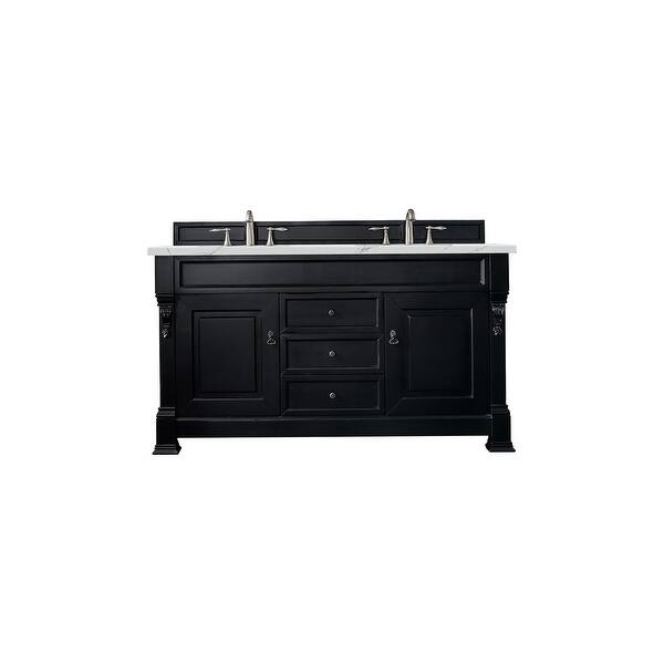 slide 2 of 36, James Martin Vanities Brookfield 60" Double Vanity, Antique Black