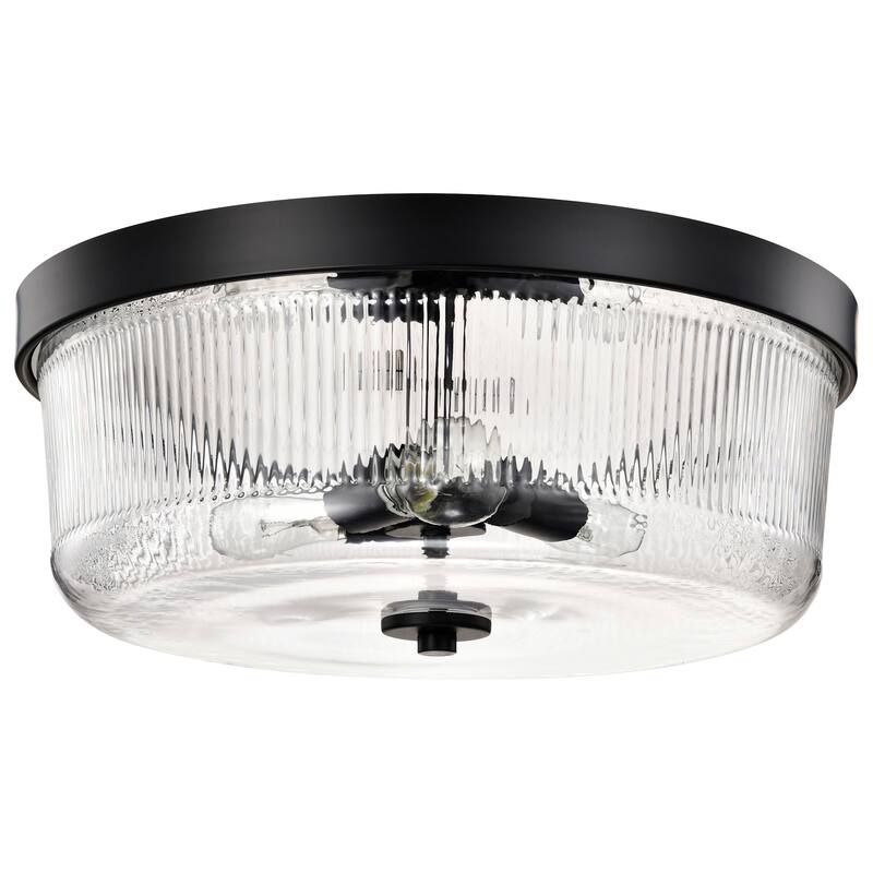 Nuvo Lighting 60/8609 Grayson 3 Light 18" Wide Flush Mount Bowl - Matte Black