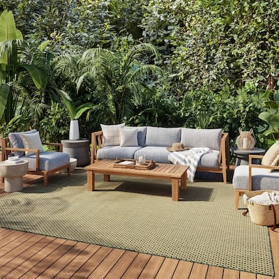 Nourison Positano Indoor/Outdoor Geometric Area Rug