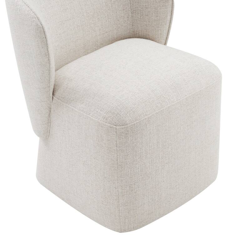 Kyle Morden Fabric Dining Room with Casters Wrap-round Back