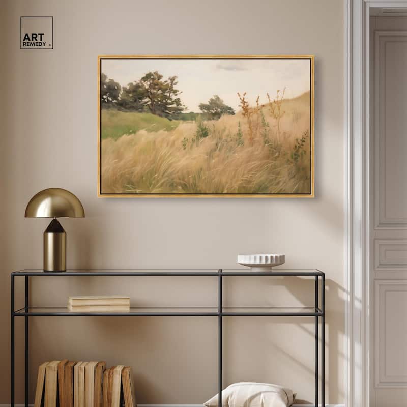Cogon Grass Breeze I Canvas by Art Remedy