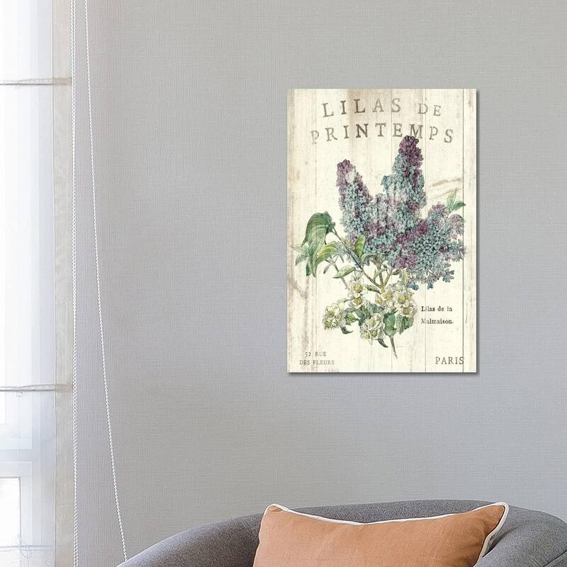 iCanvas "Lilas de Printemps " by Sue Schlabach Canvas Print - 26x18x1.5