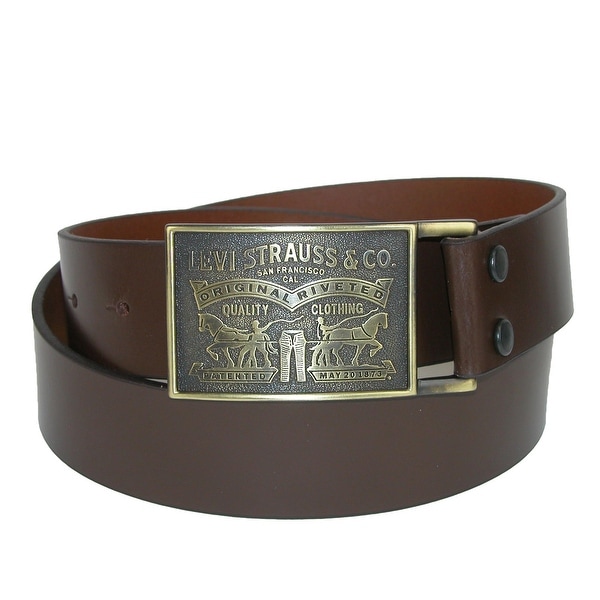 levi's plaque belt