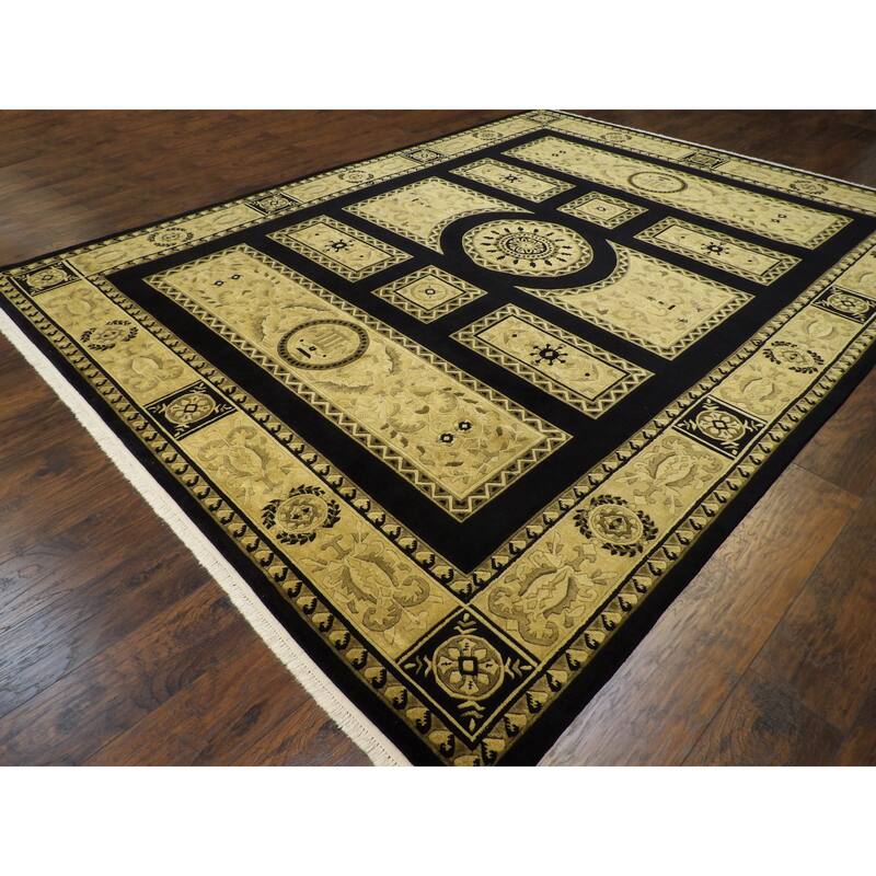 Wahi Rugs Abusson European Hand knotted Rug 9'2" x 12'0" - 9' x 12'