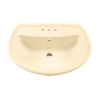 Mansfield 328 4 Barrett 24 3 8 Vitreous China Pedestal American Standard 236 004 Cadet Pedestal Vitreous China Bathroom Sink With 3 Pre Drilled 4