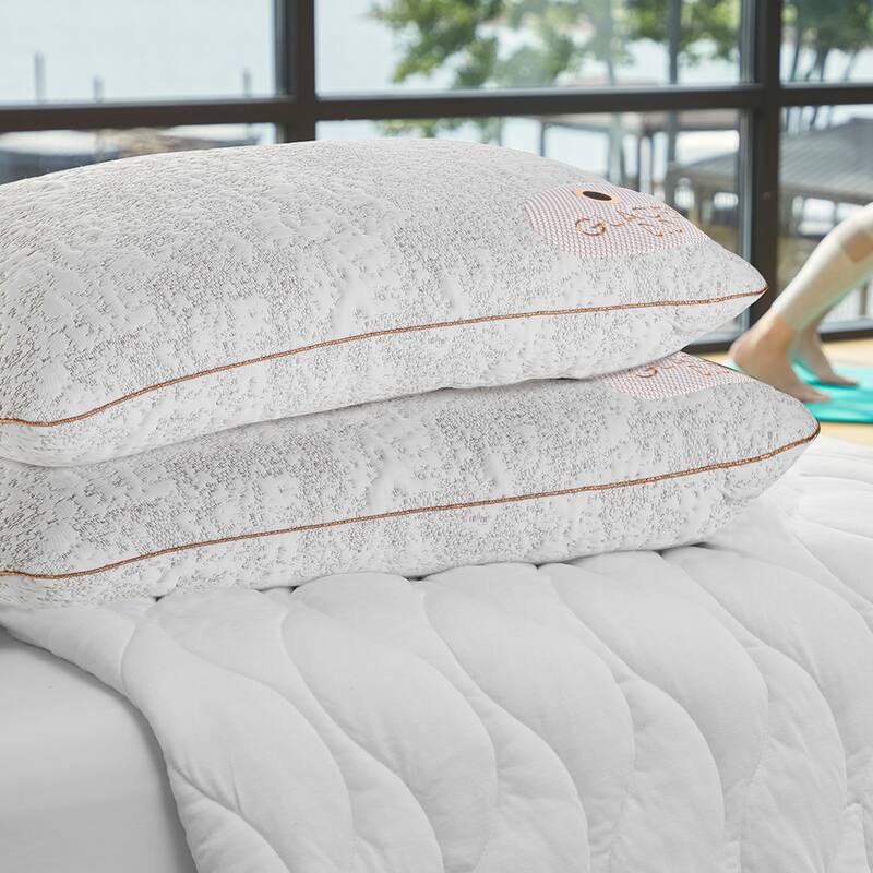 Bedgear Glacier Performance Cooling Pillow Size 0.0 Medium Soft