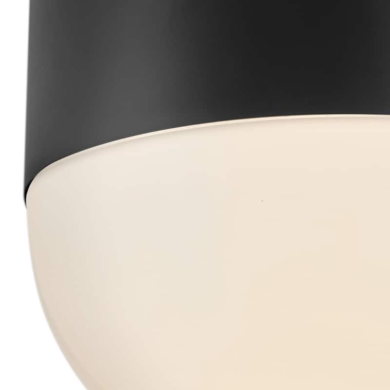 Lark 82091 Bardi 1 Light 8" Wide Flush Mount Bowl Outdoor Ceiling