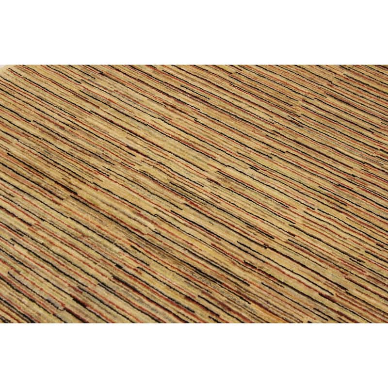 Boho Earthline Gabbeh Hand Knotted Wool Area Rug