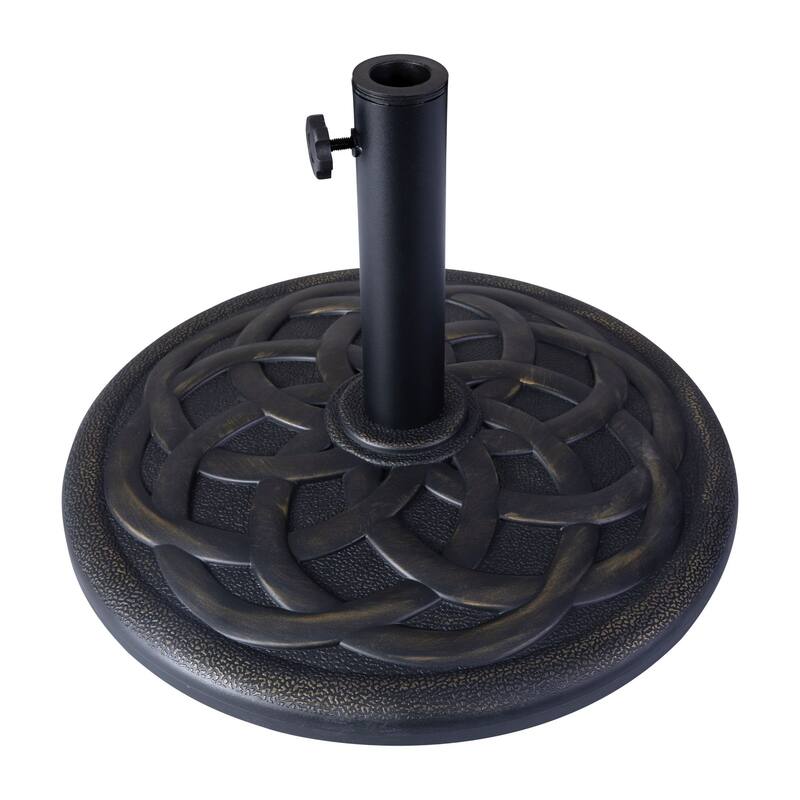 9 FT Round Umbrella - 1.5" Diameter Aluminum Pole - Crank and Tilt Function