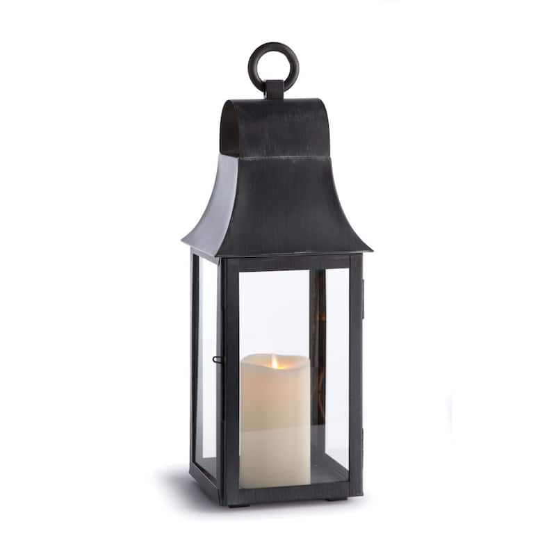 Geneva 21.5 inch Outdoor Lantern Washed Black