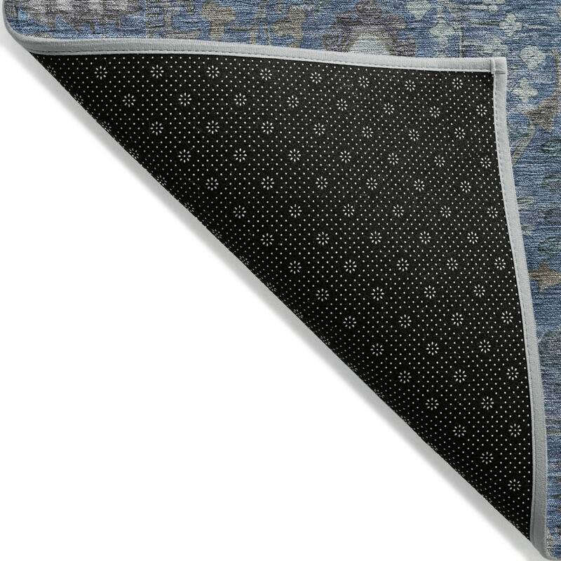 Machine Washable Indoor/ Outdoor Traditional Classic Chantille Rug