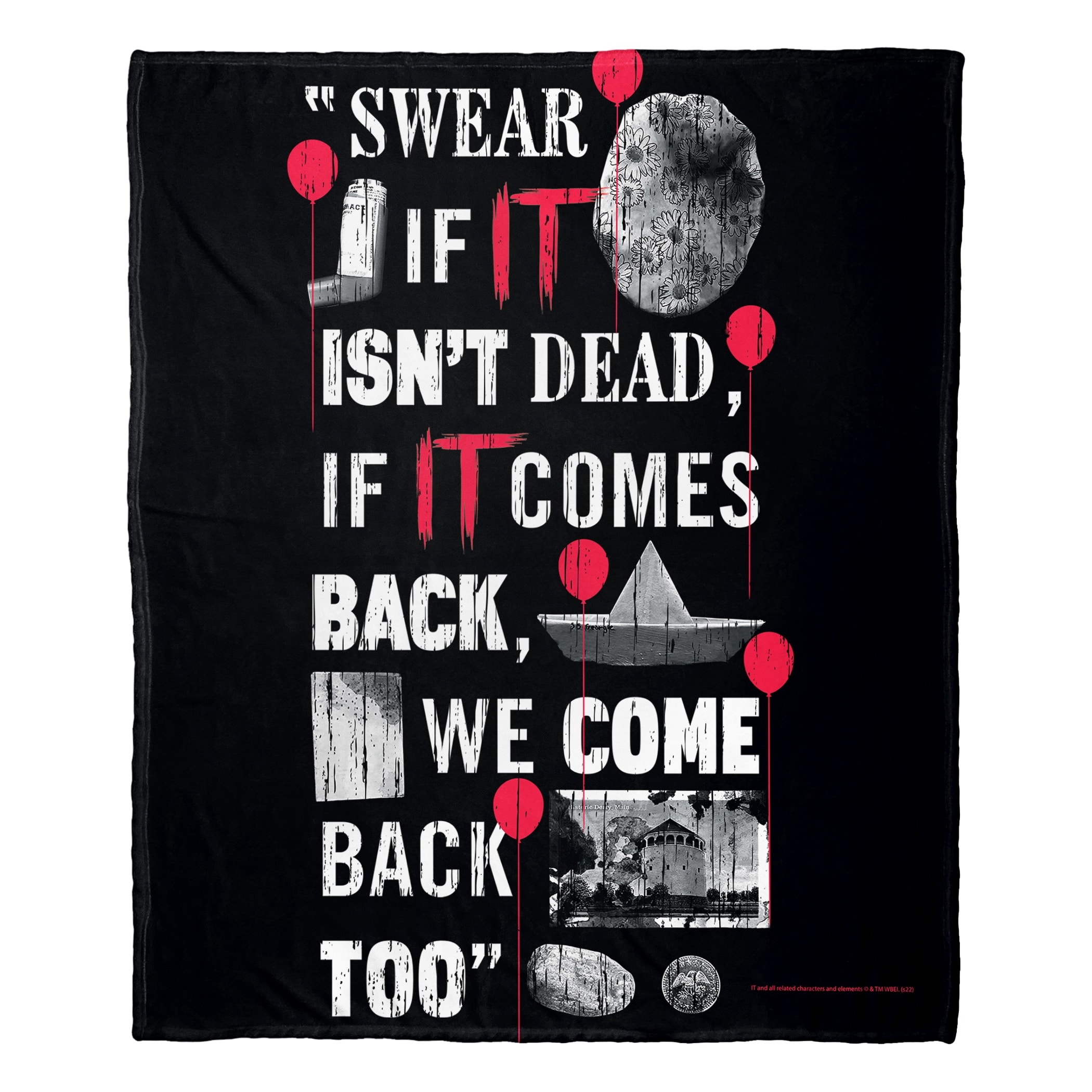 Warner Brothers It 2 We'll Be Back Silk Touch Throw Blanket