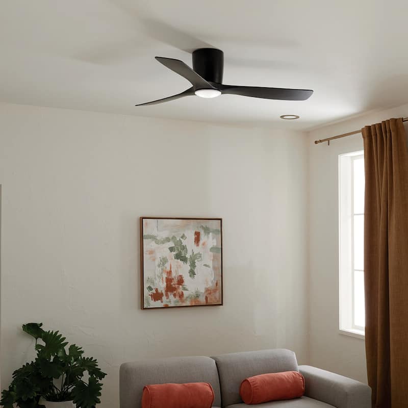 Kichler Lighting Volos 48 in. Integrated LED Flush Mount Ceiling Fan