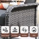 preview thumbnail 10 of 56, XIZZI Outdoor Patio Furniture Wicker Sofa Swivel Chair Set