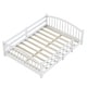 preview thumbnail 3 of 74, Montessori Solid Pine Floor Bed with Full-Length Safety Fence & Slatted Base by Harper&Bright Designs